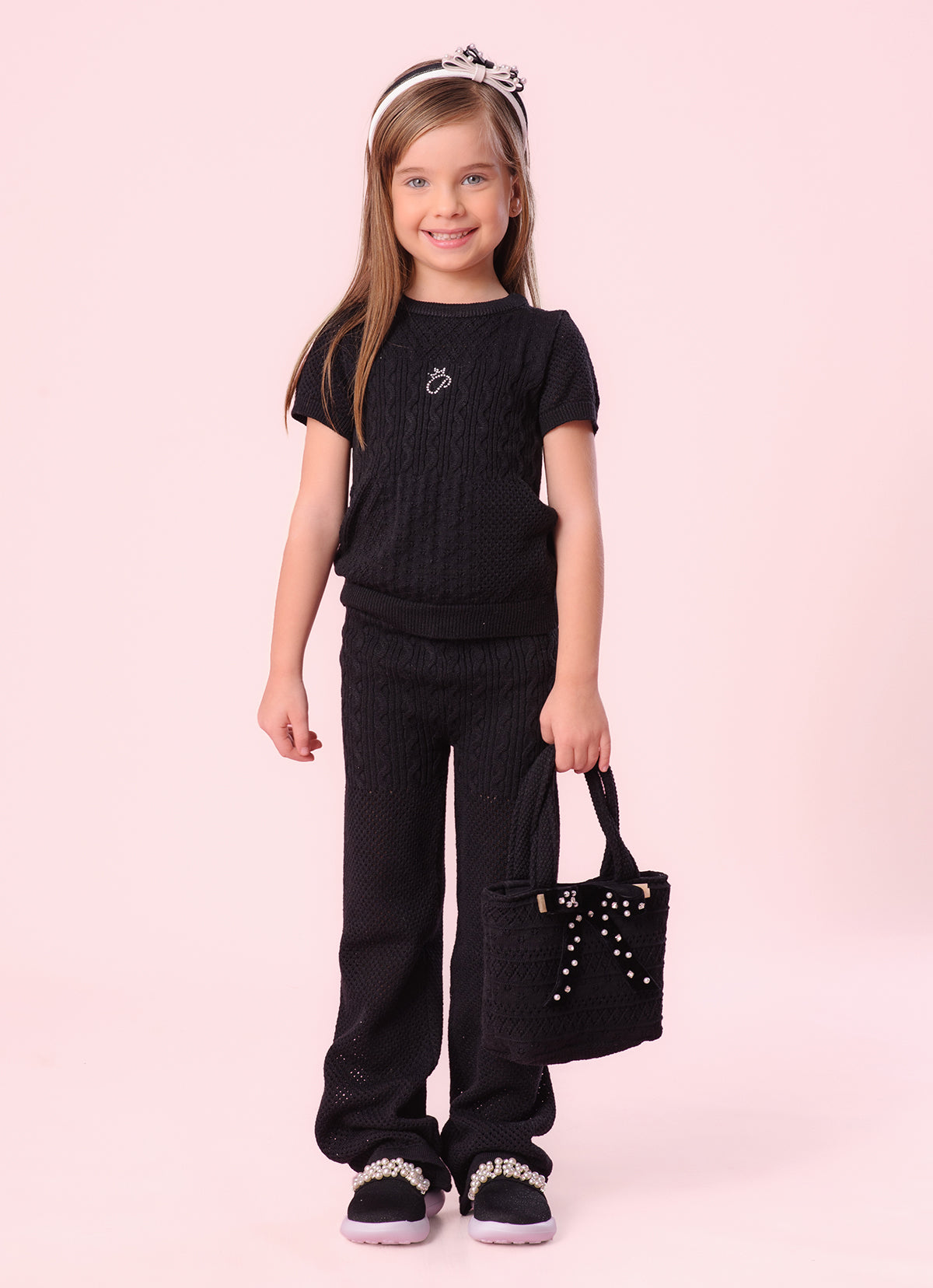 Blusa Tricot Manga Curta