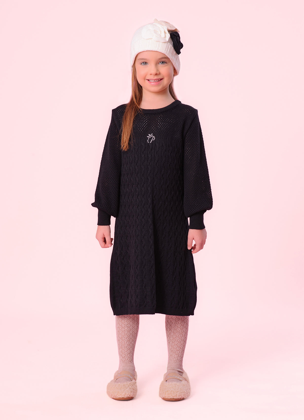 Vestido Tricot Multi Pontos