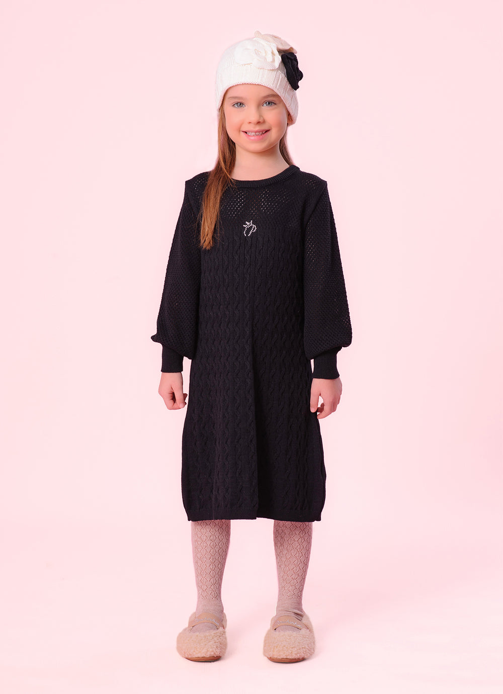 Vestido Tricot Multi Pontos
