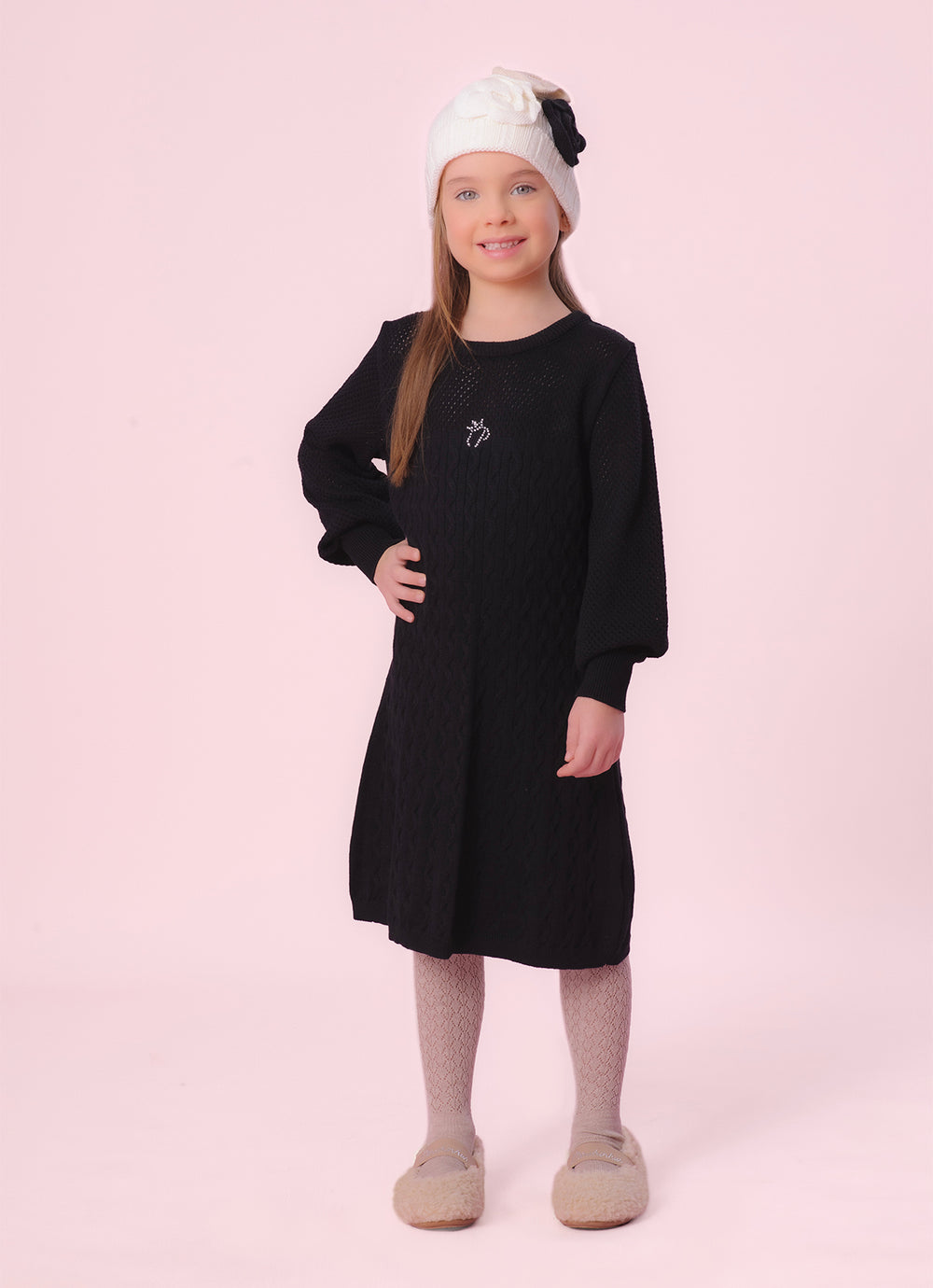 Vestido Tricot Multi Pontos