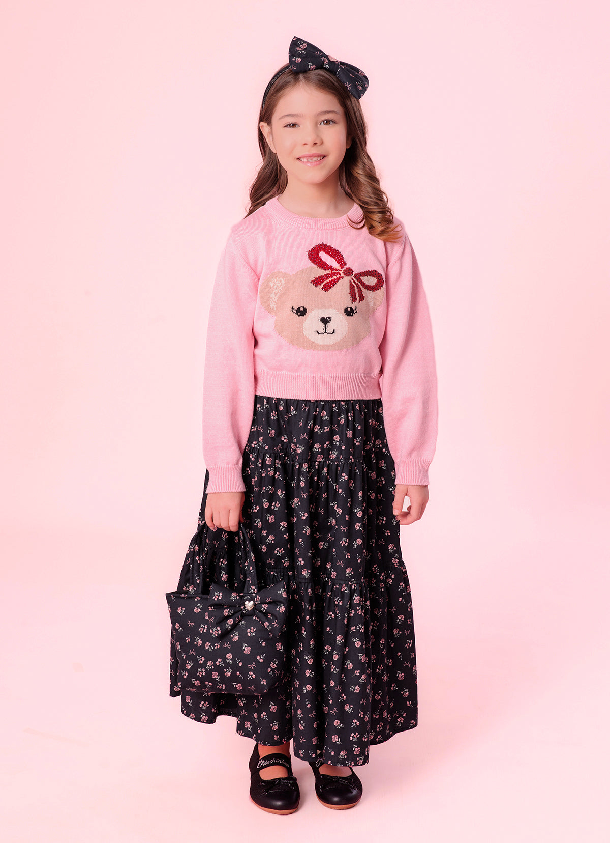 Saia Short Midi Algodão
