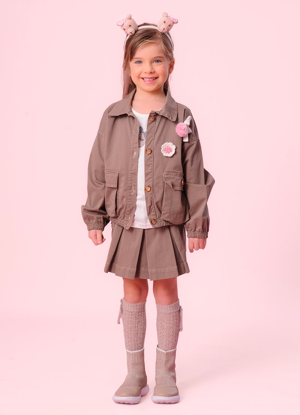 Jaqueta Sarja Bolsos Cargo