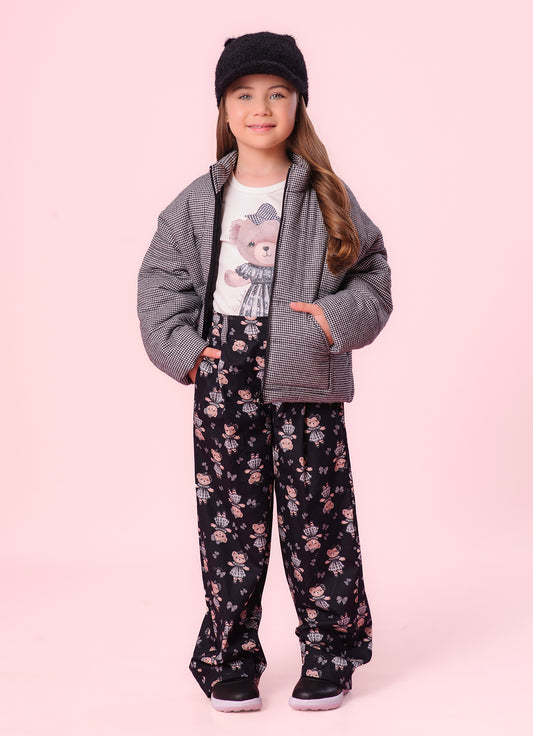Jaqueta Puffer Flanela Xadrez Jaqueta Puffer Flanela Xadrez
