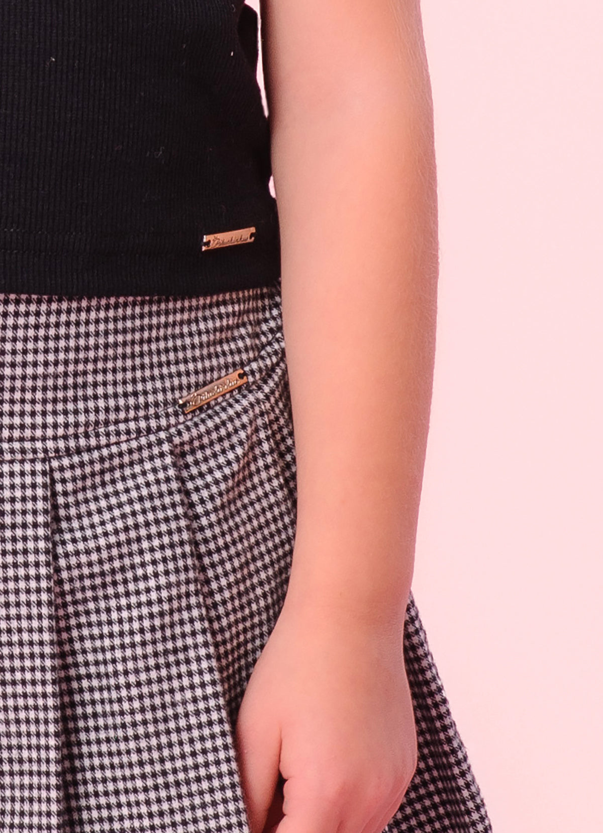 Saia Short Flanela Xadrez