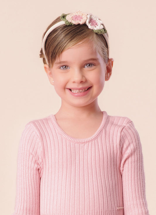 Vestido Tricot Canelado Manga Longa Vestido Tricot Canelado Manga Longa