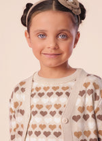 Casaco Tricot Multi Corações
