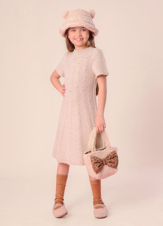 Vestido Tricot Sem Costura Fio Fofinho Vestido Tricot Sem Costura Fio Fofinho