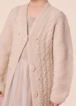 Maxi Casaco Tricot Sem Costura Fio Fofinho