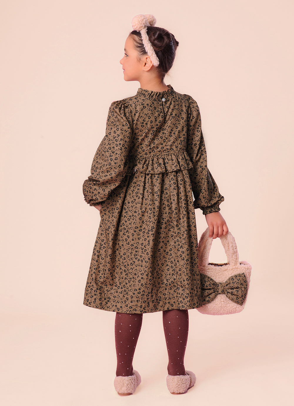 Vestido Algodão Estampa Onçinha