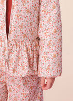 Jaqueta Puffer Algodão Estampa Liberty
