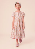Vestido Balonê Algodão Estampa Liberty Laço