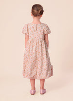 Vestido Balonê Algodão Estampa Liberty Laço