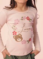 Blusa Ribana Serigrafia Love