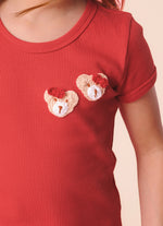 Blusa Ribana Ursinhas Crochê