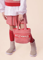 Bolsa Tricot Pied Poule