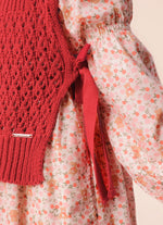 Colete Tricot Ponto Rendado