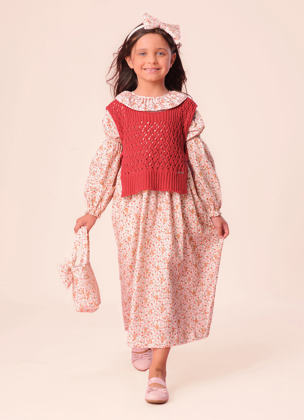 Colete Tricot Ponto Rendado