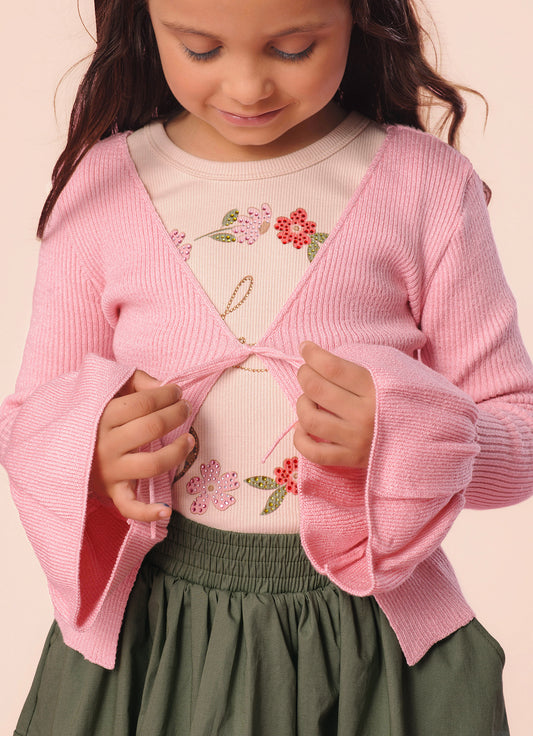 Casaqueto Tricot Canelado Casaqueto Tricot Canelado