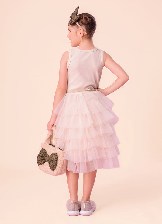 Vestido Ribana Frufru e Babados Vestido Ribana Frufru e Babados