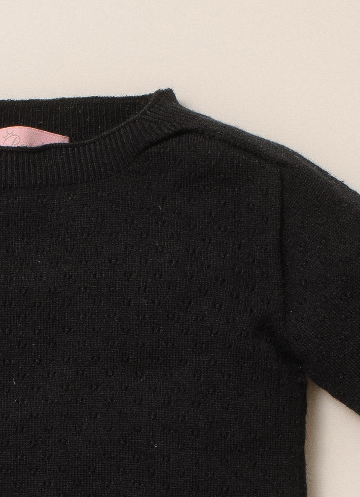 Blusa Tricot Ponto Rendado Sem Costura Pmini