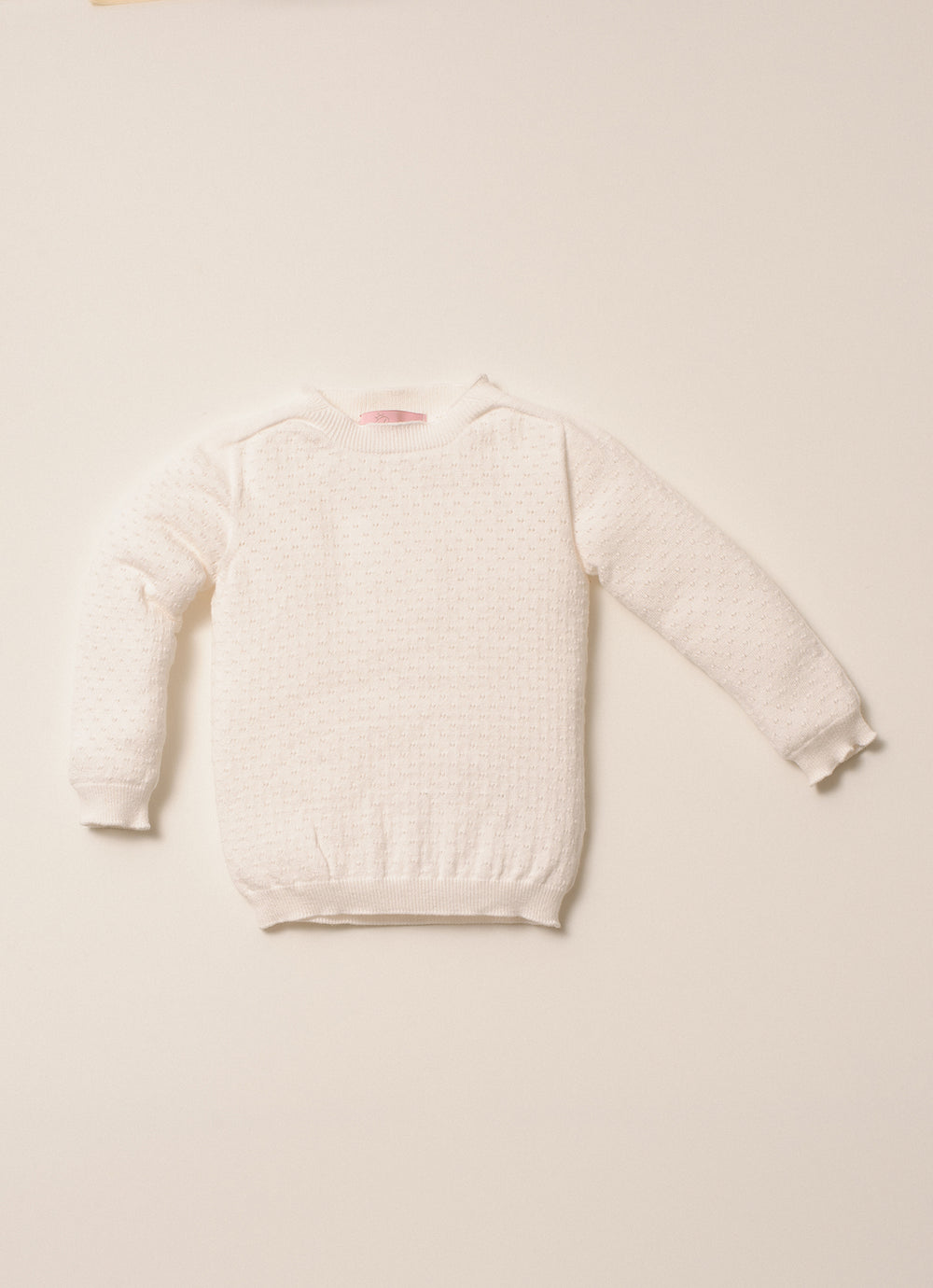 Blusa Tricot Ponto Rendado Sem Costura Pmini