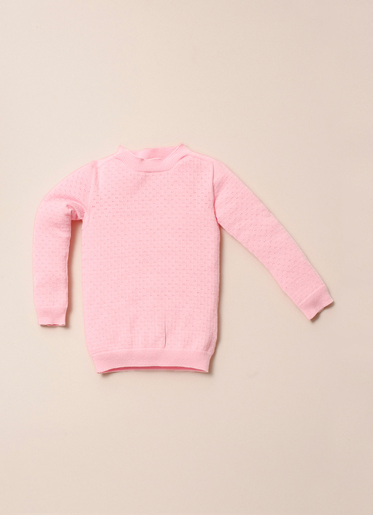 Blusa Tricot Ponto Rendado Sem Costura Pmini