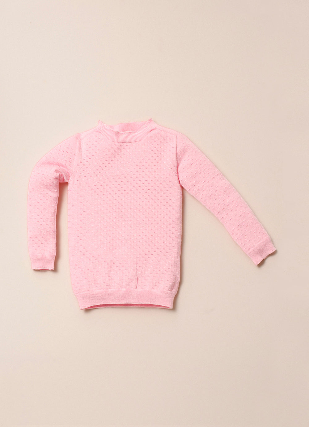Blusa Tricot Ponto Rendado Sem Costura Pmini