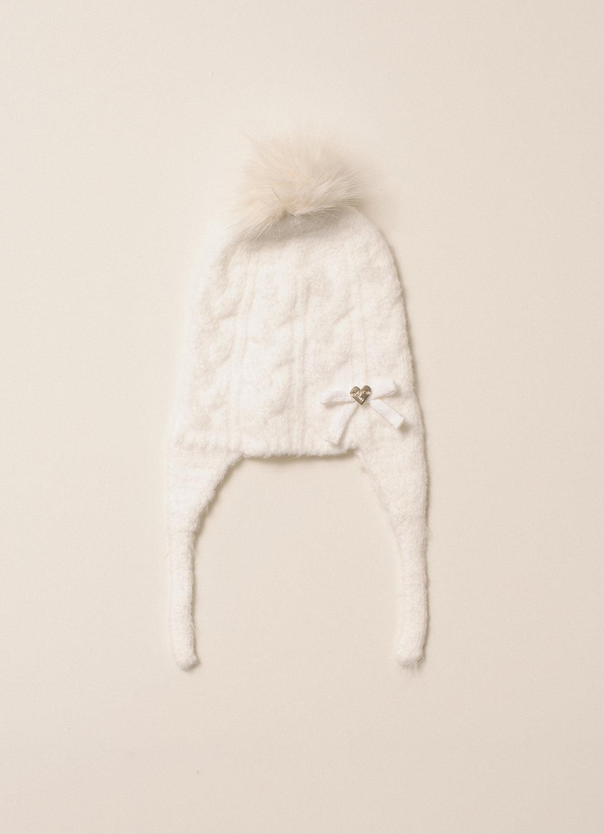 Touca Tricot Sem Costura Fio Fofinho Pompom Pele