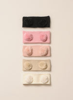 Faixa Tricot Pompons