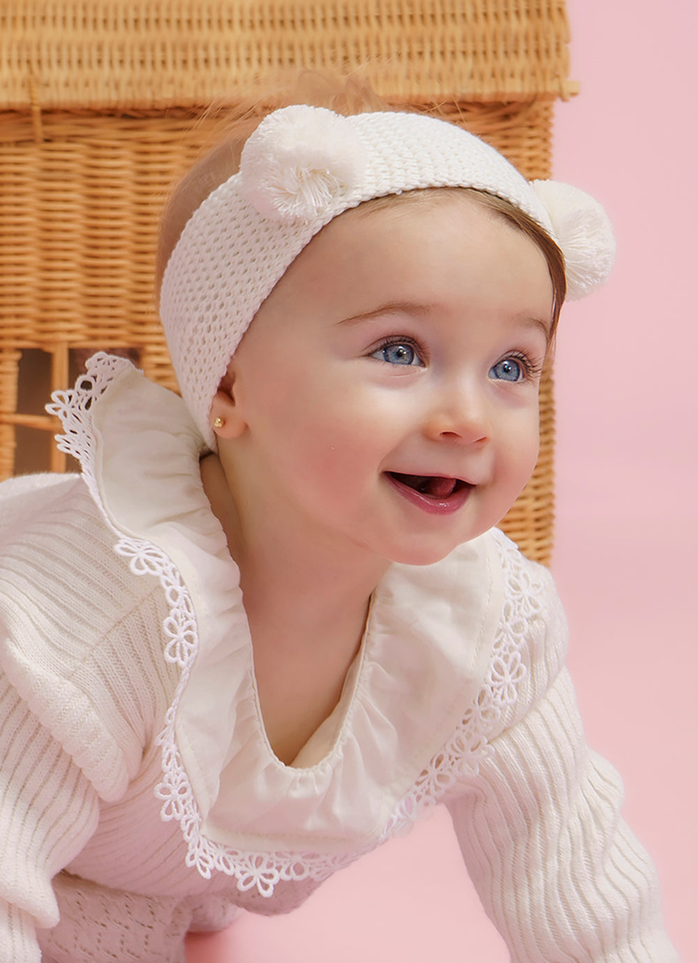 Faixa Tricot Pompons