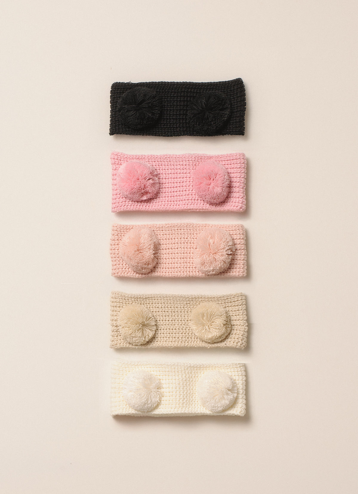 Faixa Tricot Pompons