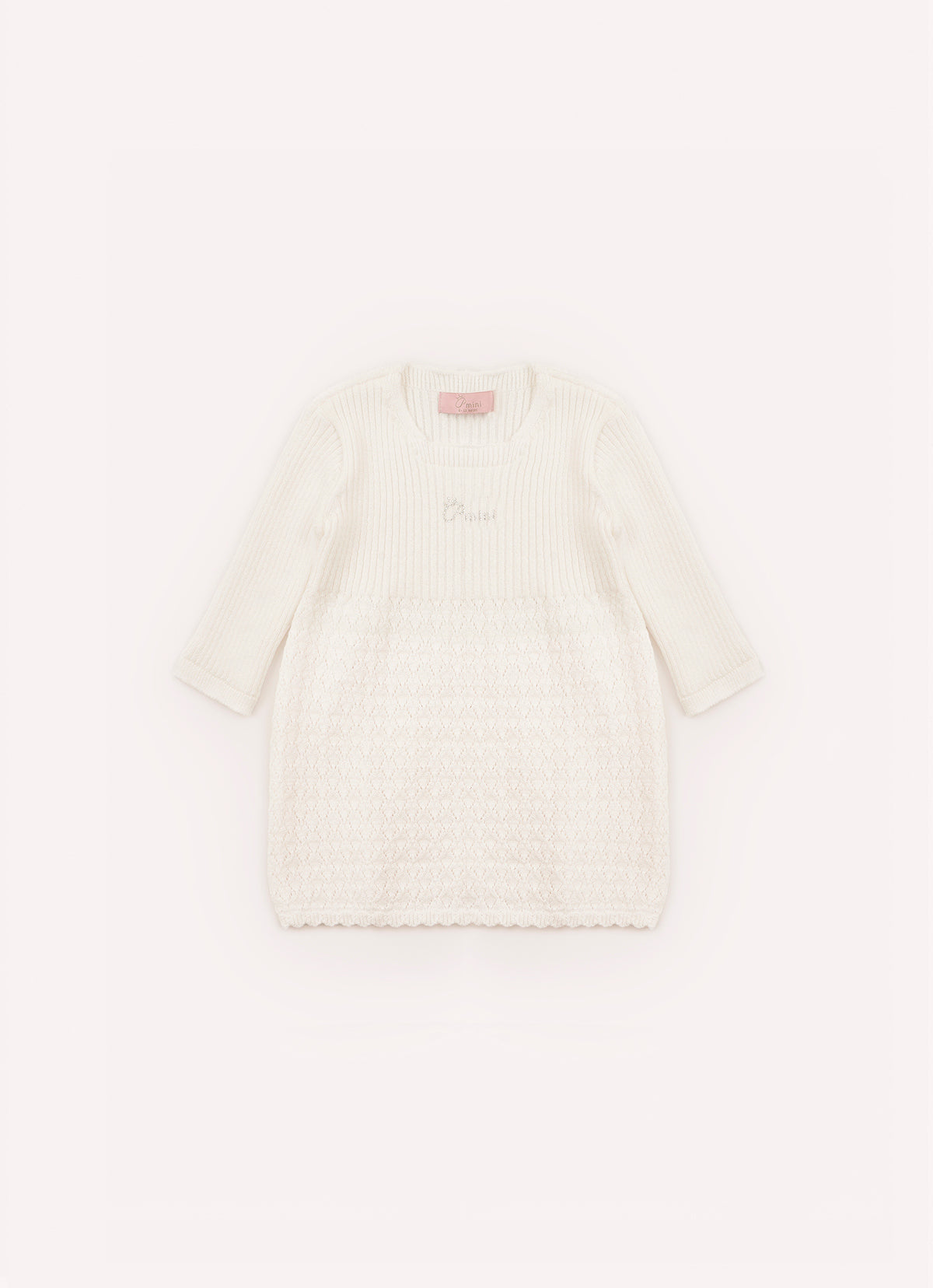 Vestido Tricot Ponto Rendado Pmini