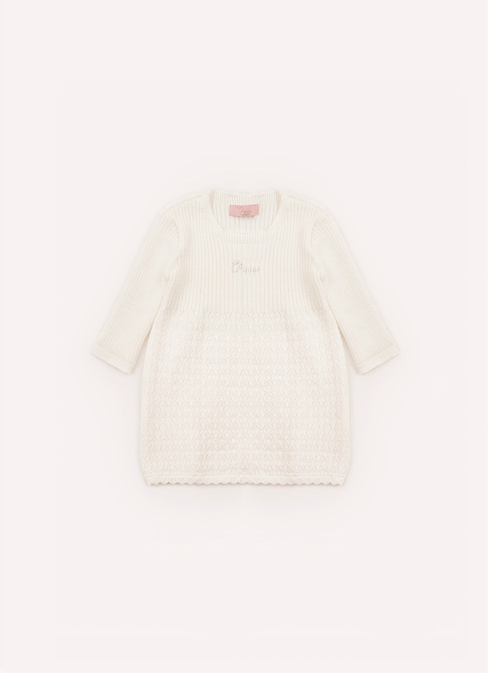 Vestido Tricot Ponto Rendado Pmini