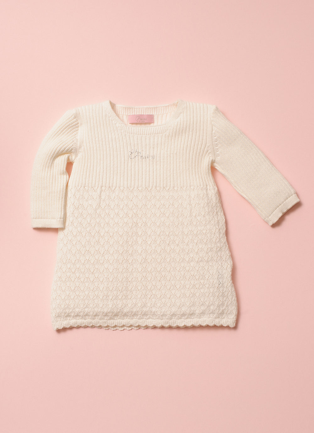 Vestido Tricot Ponto Rendado Pmini