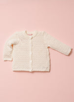 Casaqueto Tricot Ponto Rendado Pmini