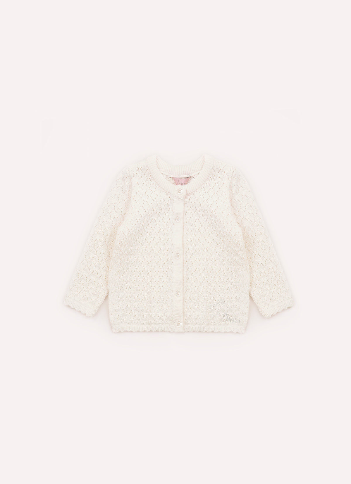 Casaqueto Tricot Ponto Rendado Pmini