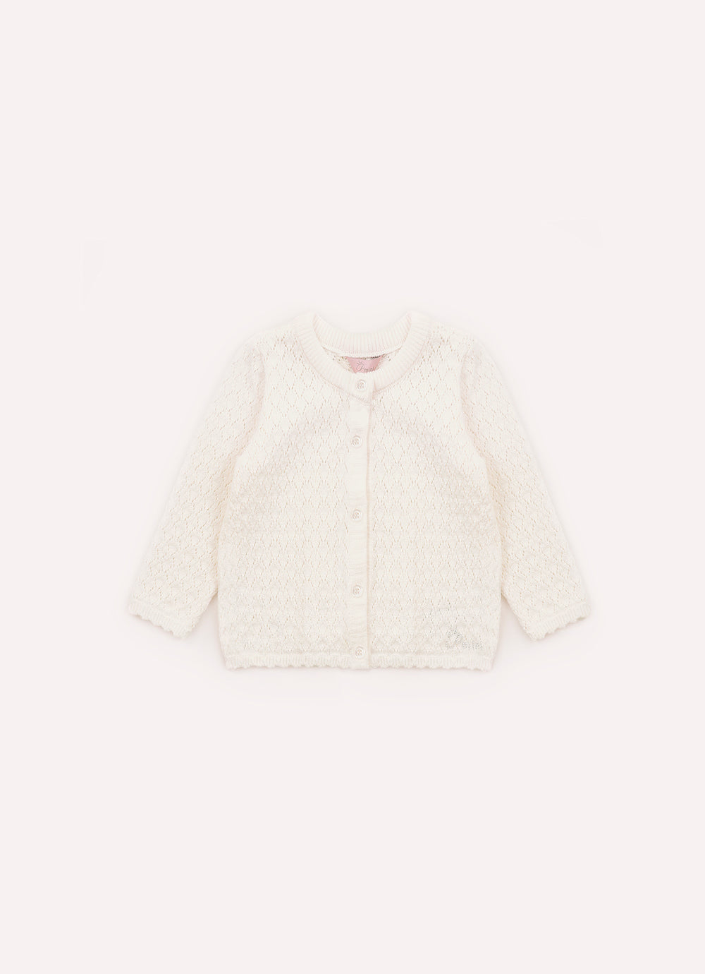 Casaqueto Tricot Ponto Rendado Pmini
