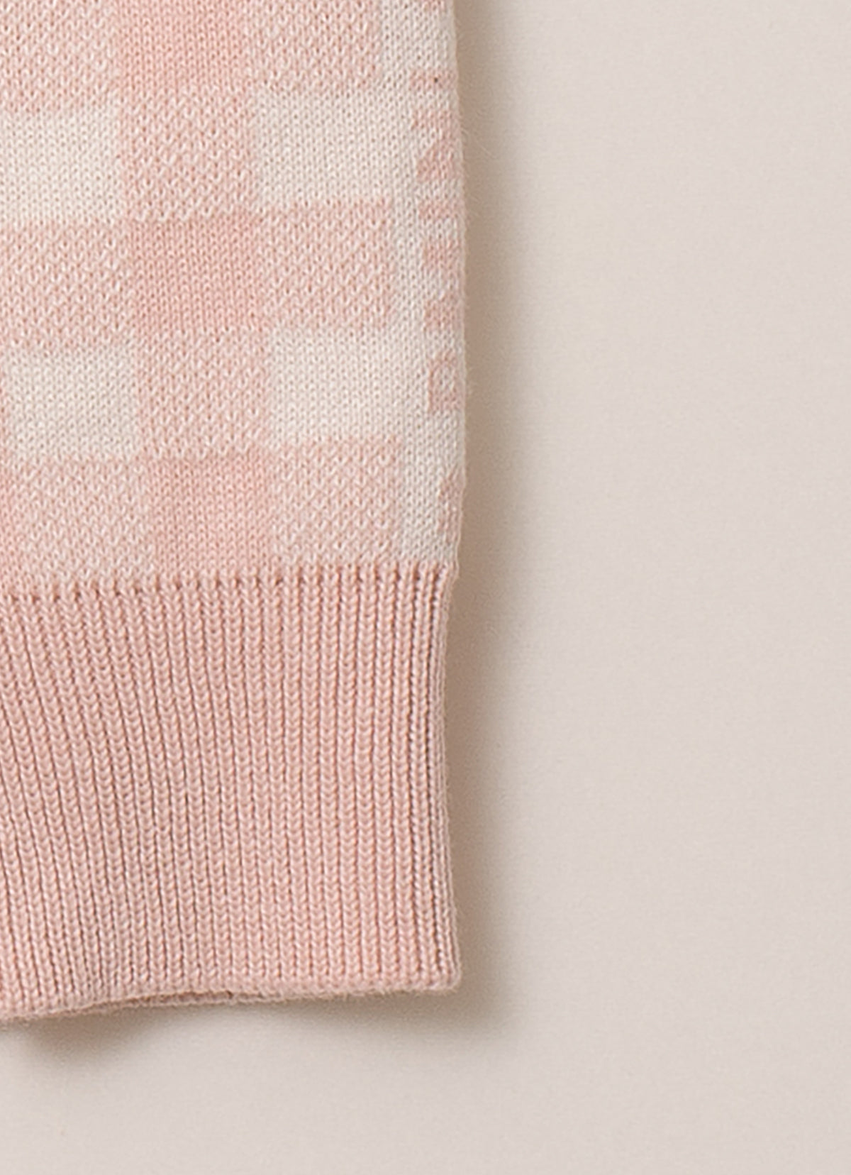 Conj Tricot Xadrez Ursinha Cristal