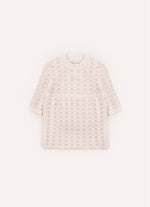 Vestido Tricot Jacquard Mini Flores Pmini