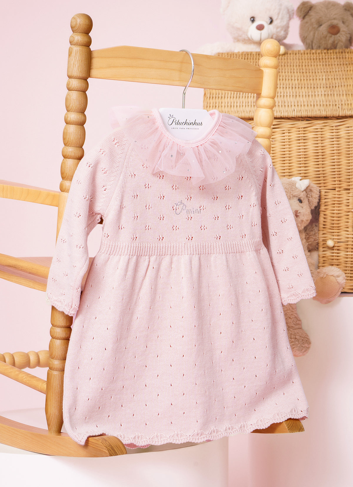Vestido Tricot Pontinhos Pmini