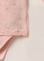 Casaqueto Tricot Pontinhos Gola Babadinho