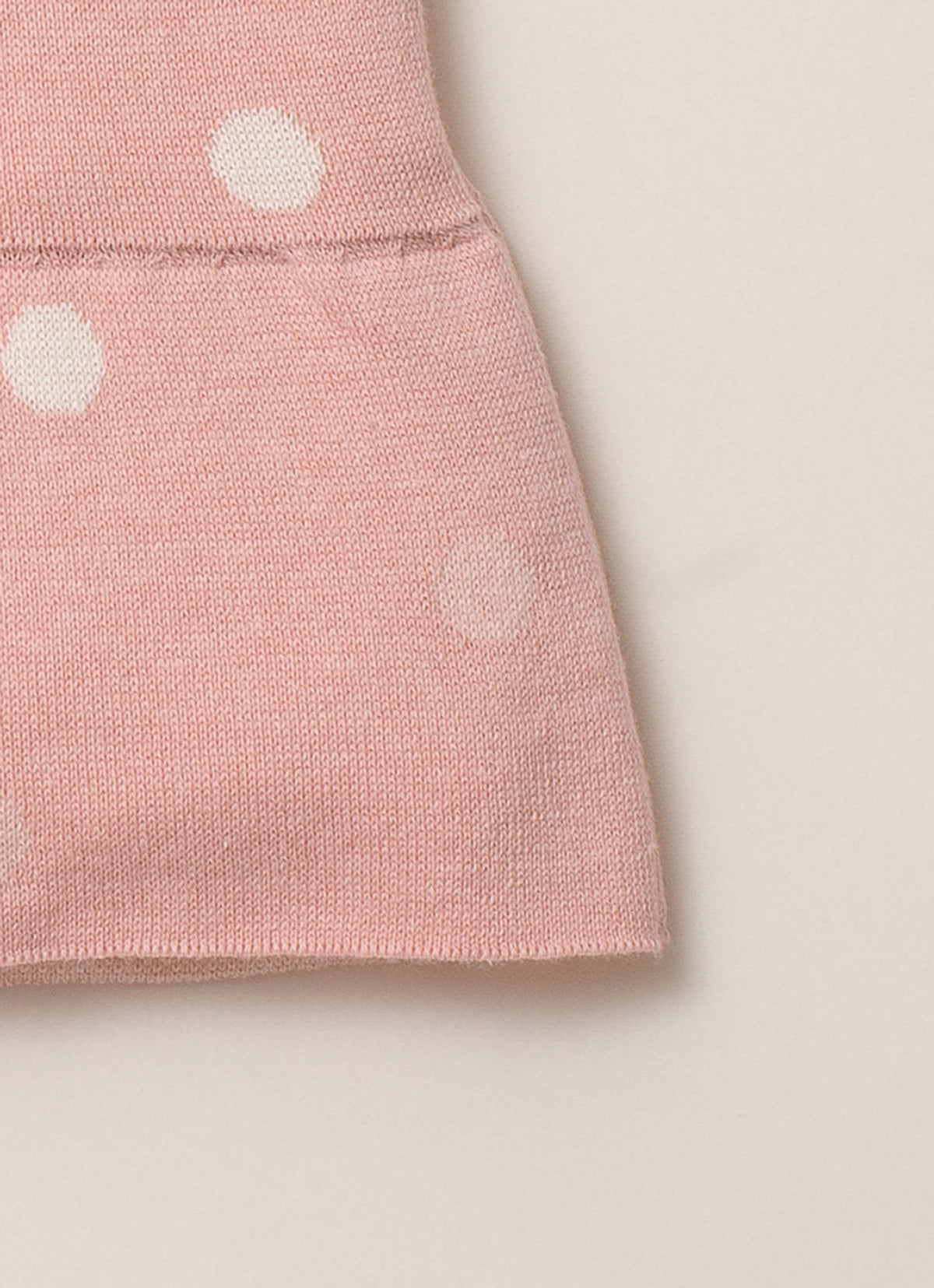 Vestido Tricot Poá Pompom Pmini