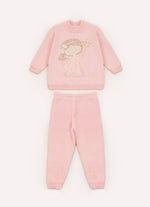Conj Tricot Blusa Fadinha Tule e Legging Pmini