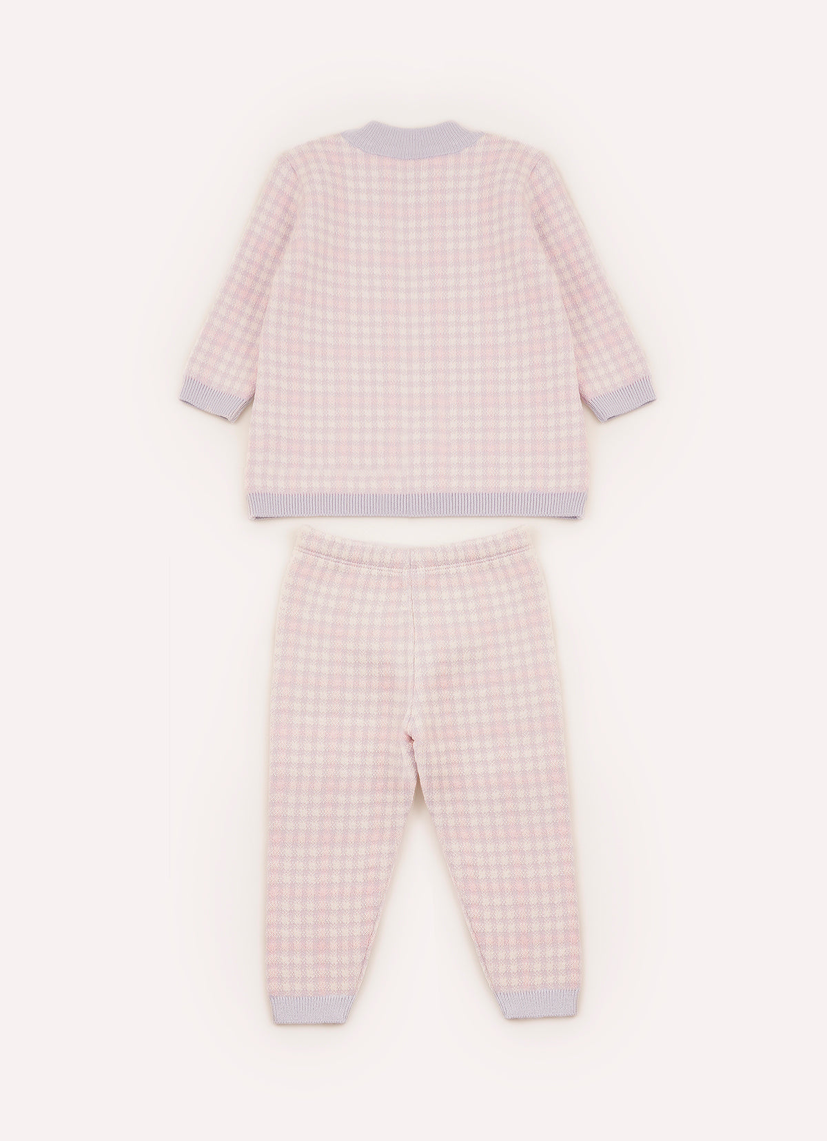 Conj Tricot Xadrez Unicórnio Cristal