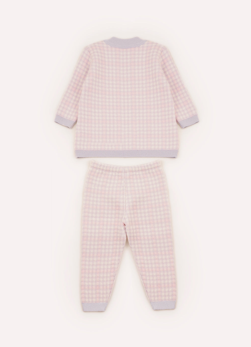 Conj Tricot Xadrez Unicórnio Cristal