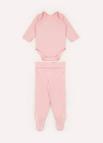 Conjunto Body e Calça Com Pé Cotton Pima Pmini