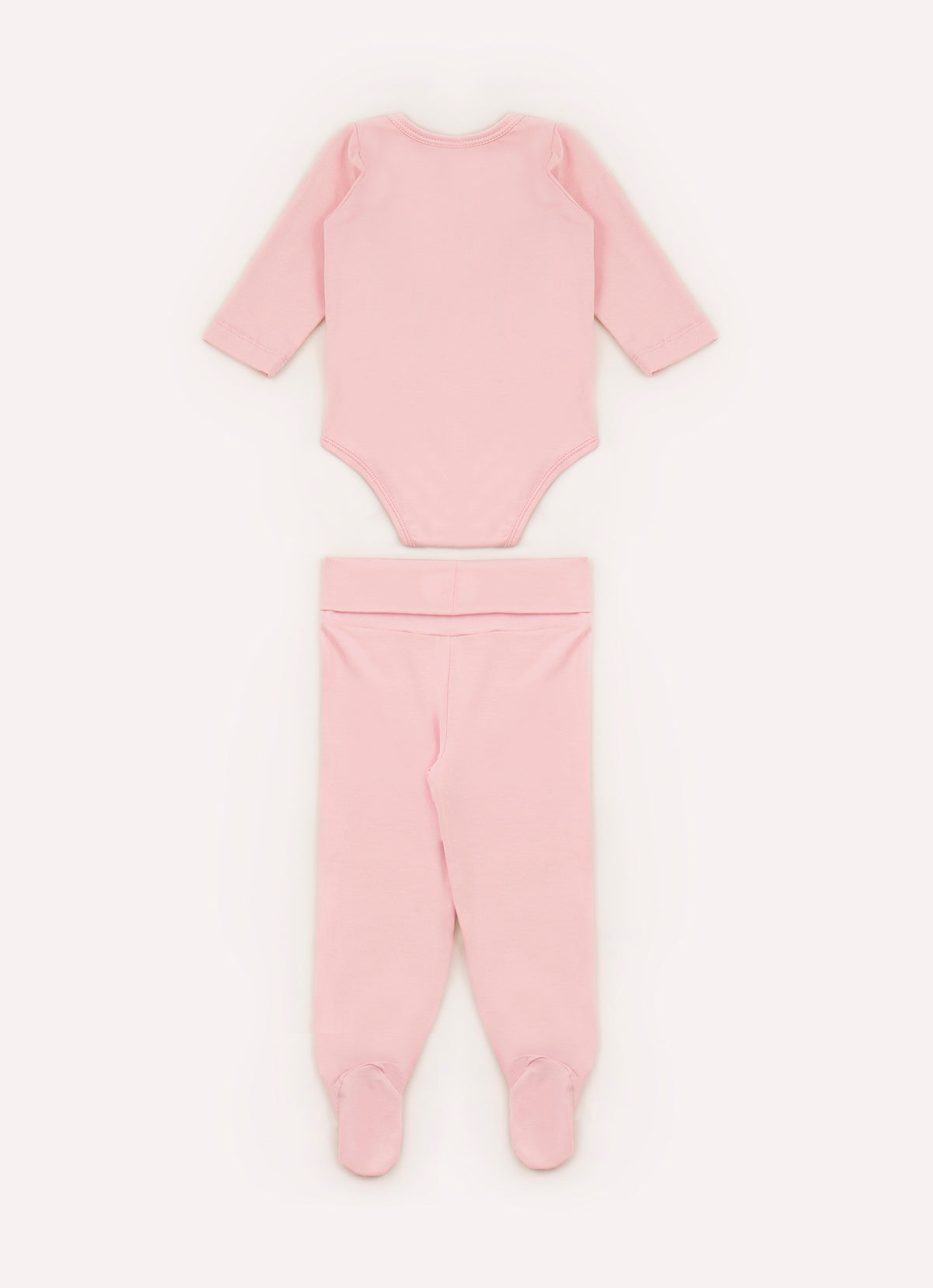 Conjunto Body e Calça Com Pé Cotton Pima Pmini