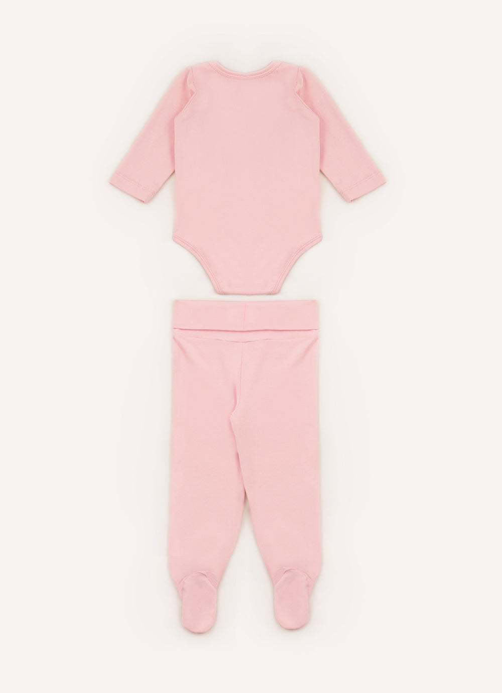 Conjunto Body e Calça Com Pé Cotton Pima Pmini