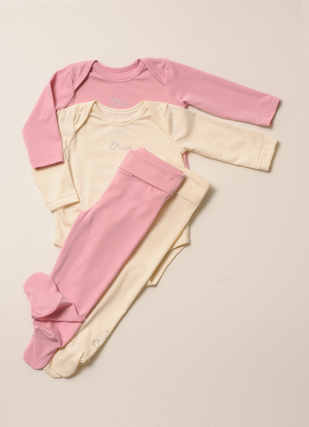 Conjunto Body e Calça Com Pé Cotton Pima Pmini