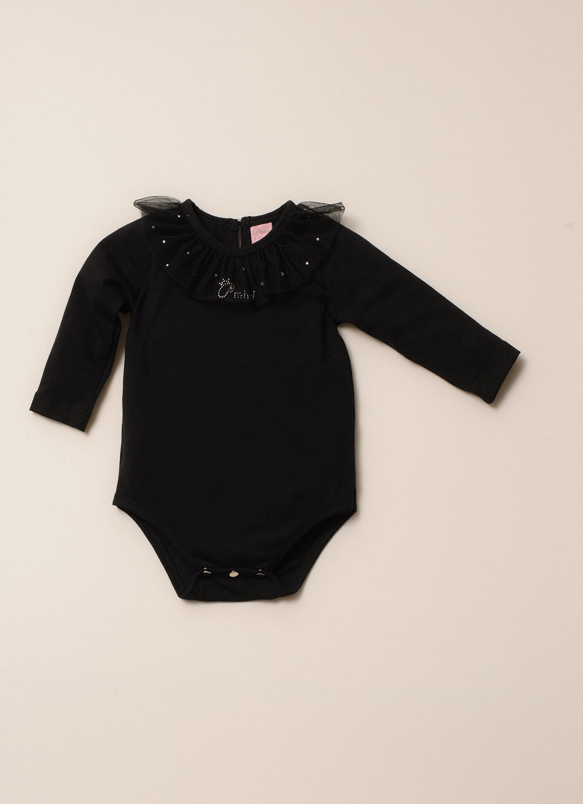 Body Cotton Gola Tule Cristais
